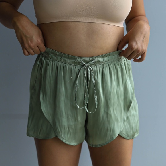 Silky Mint green Fairy Shorts - Picture 1 of 4